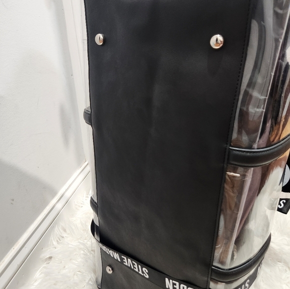 🔹️Steve Madden  🔹 Black 6 PC Travel  clear Gift Set "the cozy set"  NWT.. - Picture 10 of 13